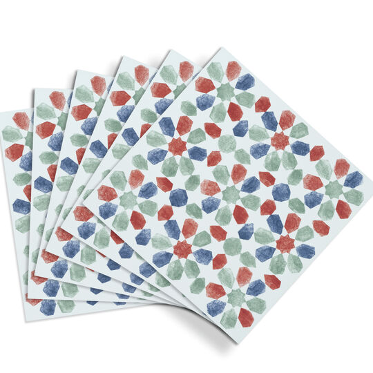 selbstklebende Bodenfliesen Spanish Leaves (11er Set) image number null